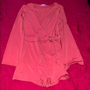Blood orange romper